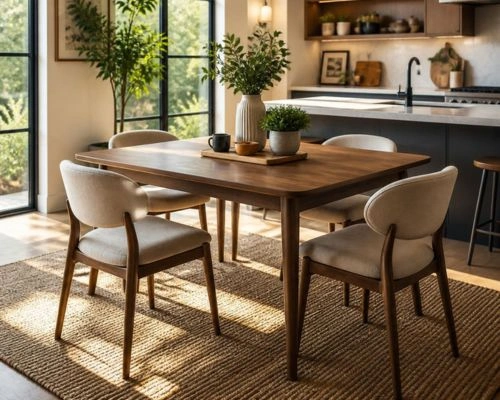 Custom 4-seater dining table